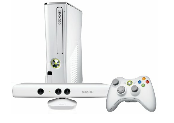 Hvid Xbox 360 konsol