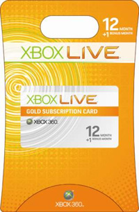 12 months Xbox Live