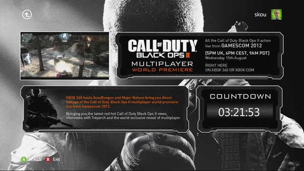 Call of Duty Black Ops 2 multiplayer